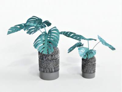 侘寂风假花花瓶