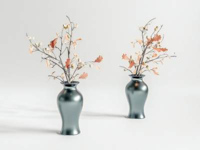 新中式花瓶花艺