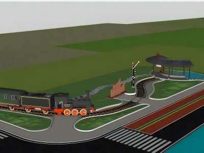 现代公园游乐设施