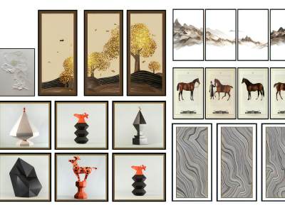 新中式装饰挂画