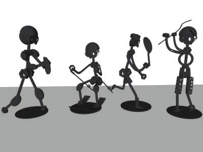 工业风人物雕塑