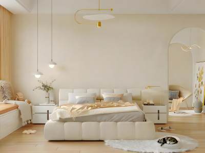 北欧奶油风卧室