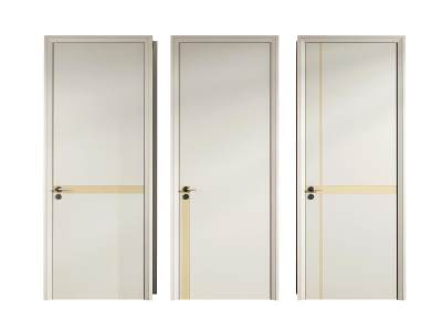 现代白色单开门