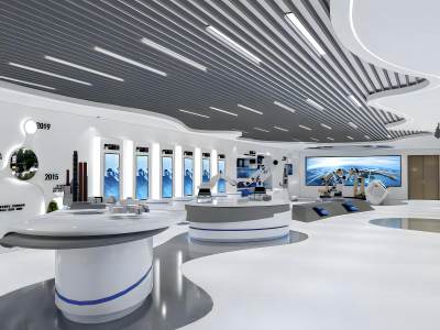 现代客餐厅模型