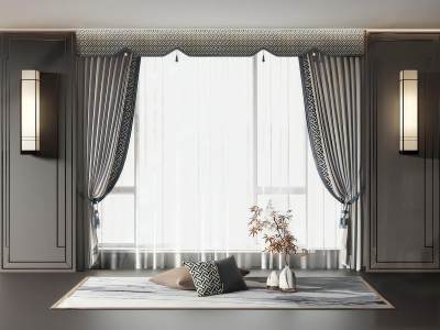 新中式窗帘