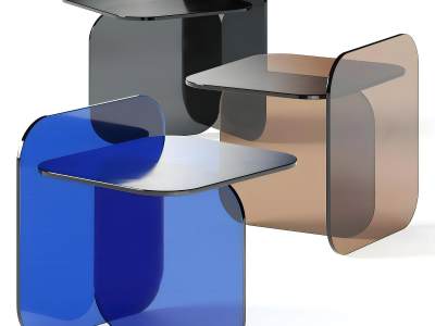 现代亚克力边几