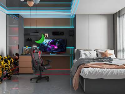 现代榻榻米卧室