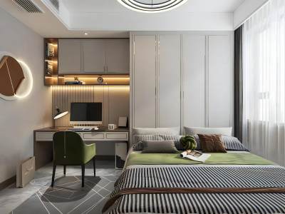 简欧榻榻米卧室