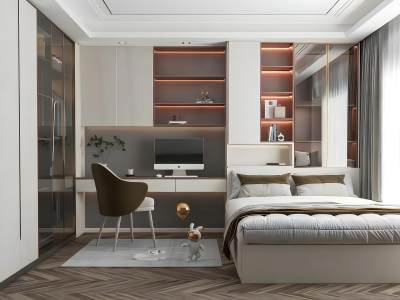 现代榻榻米卧室