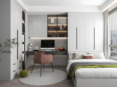 现代榻榻米卧室