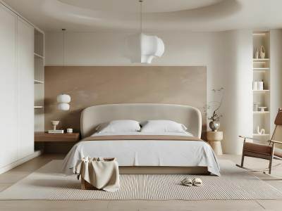 侘寂奶油风卧室