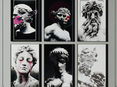 现代人物装饰画