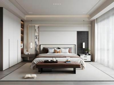 新中式卧室