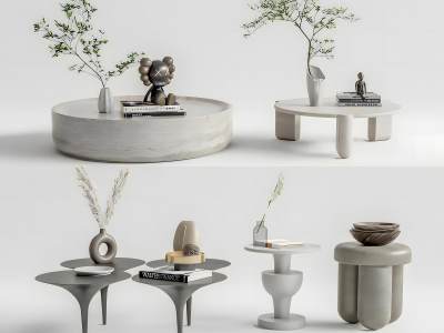 侘寂风茶几组合