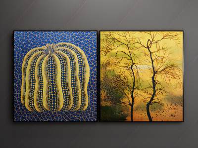 现代抽象装饰画