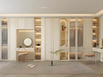 法式衣柜梳妆台