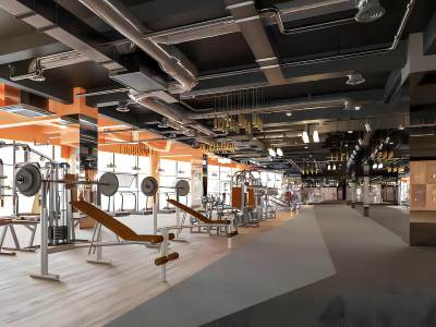工业风健身房