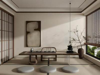侘寂风茶室