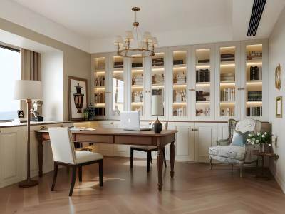美式书房