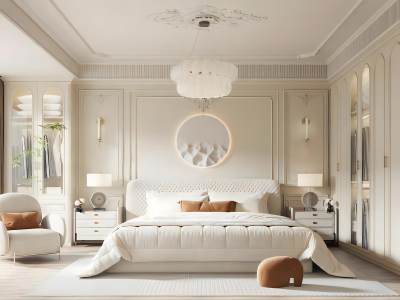 法式奶油风卧室