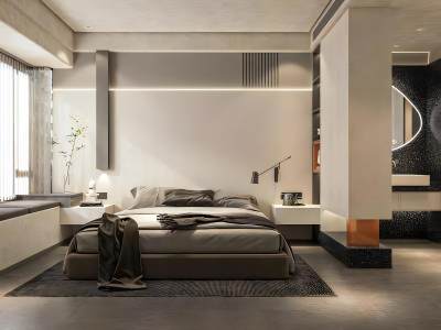 侘寂风卧室