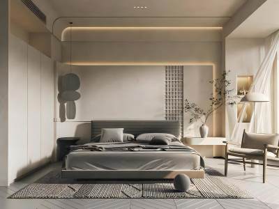 侘寂风卧室