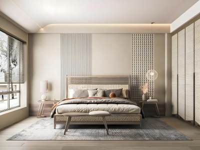 侘寂风卧室