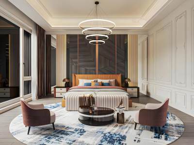 现代轻奢卧室