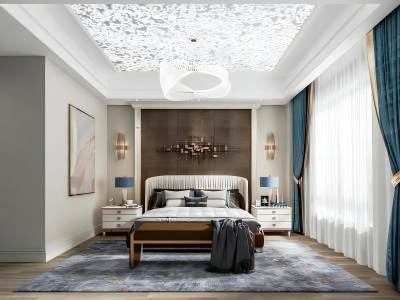 现代轻奢卧室