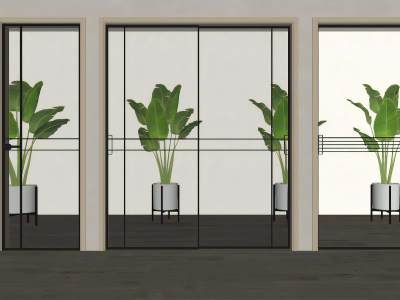 现代长虹玻璃门