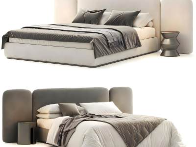 现代双人床