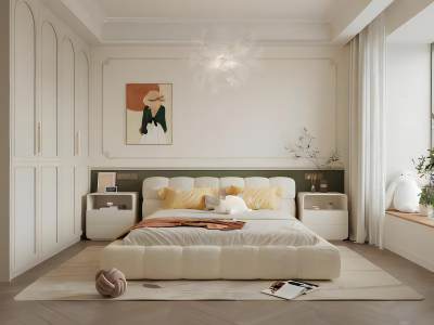 法式奶油风卧室