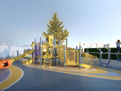 现代儿童游公园