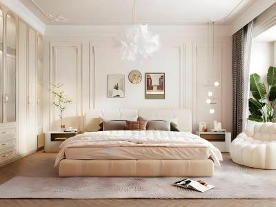 法式奶油风卧室