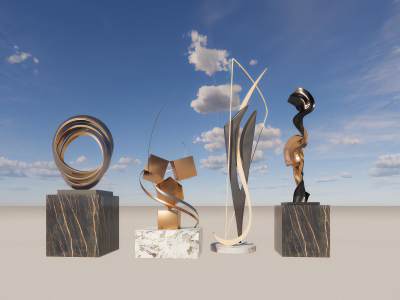 现代雕塑小品