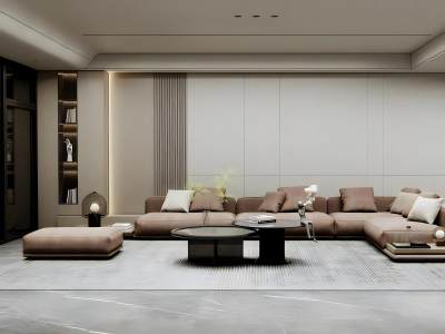 现代客厅模型