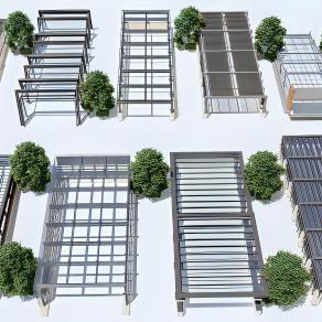 现代地下停车场出入口