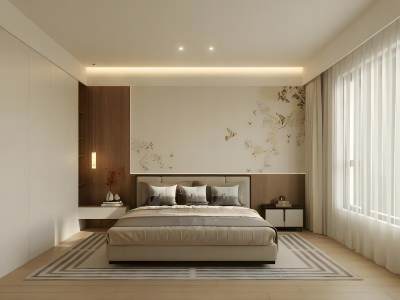 侘寂风禅意卧室