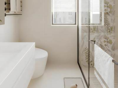 法式奶油风卫生间