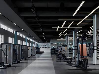 工业风健身房