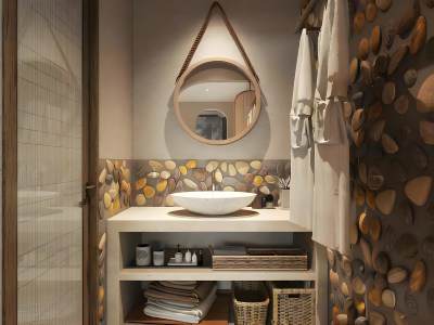 侘寂民宿卫生间