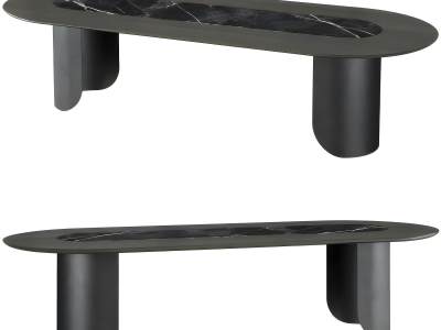 现代方形木餐桌