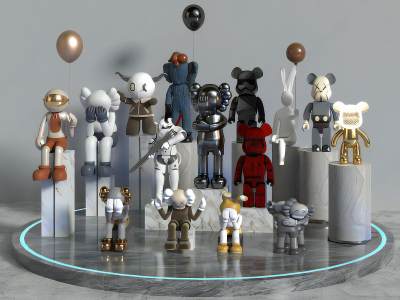 现代暴力熊公仔