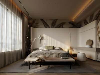 侘寂风家居卧室