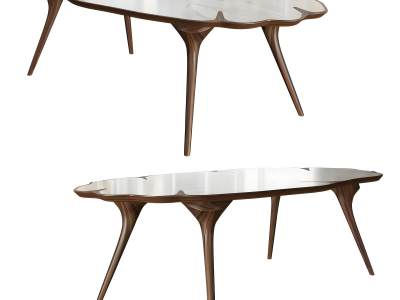 KOROWAI现代实木餐桌