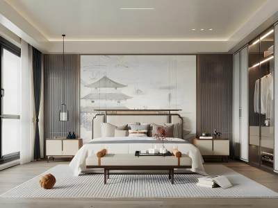 新中式卧室