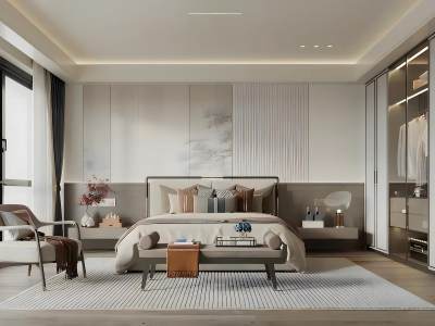 新中式卧室