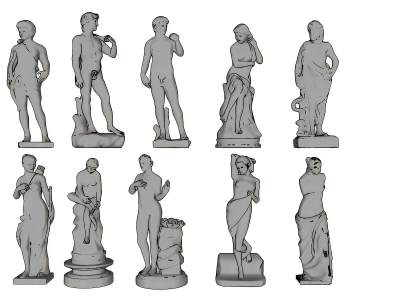 欧式石膏人物雕塑组合