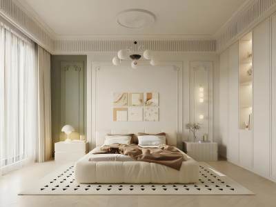 法式奶油风卧室