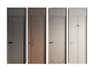 新中式实木房门